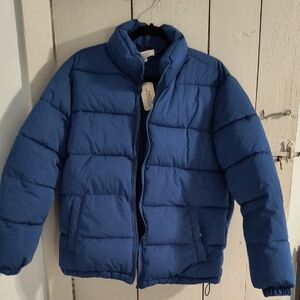 Forever 21 Vibrant Blue Quilted Jacket